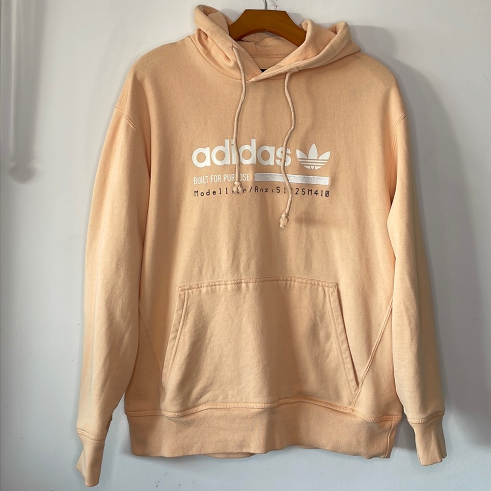 Adidas Built For Purpose Hoodie in a soft peachy color!
